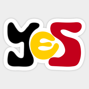 Yes to The Voice to Parliament Referendum Australia Aboriginal and Torres Straight Islander Sticker